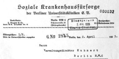 Berufsverbote 1933
